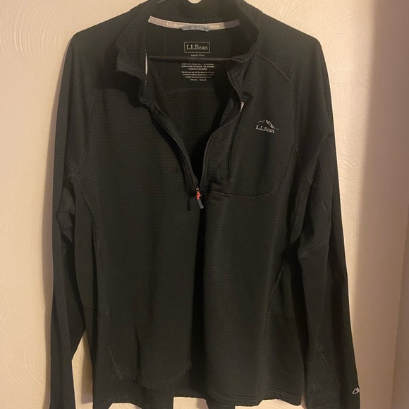 LL Bean men's Polartec "slightly fitted" 1/2 zip pullover- size XL (extra large) - Picture 3 of 9